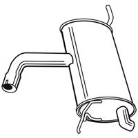 Endschalldämpfer Walker 23005