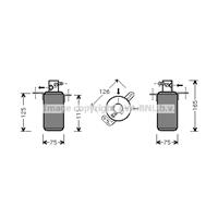 Trockner, Klimaanlage AVA MSD373