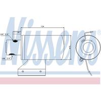 Trockner, Klimaanlage NISSENS 95053