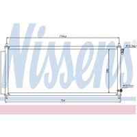 Kondensator, Klimaanlage | NISSENS (940051)