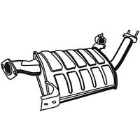 Mittelschalldämpfer Walker 17641