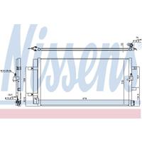 Kondensator, Klimaanlage | NISSENS (940453)