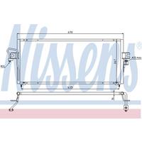 Condensor, airconditioning NISSENS, u.a. für Nissan