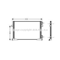 opel Condensor, airconditioning