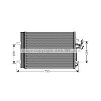 PRASCO Klimakondensator FDA5427D Kondensator,Klimakühler FORD,VOLVO,LAND ROVER,MONDEO IV Turnier BA7,S-MAX WA6,GALAXY WA6,MONDEO IV BA7