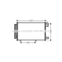 Kondensator, Klimaanlage AVA FDA5439D