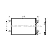 Audi Condensor, airconditioning