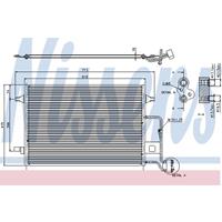 Condensor, airconditioning NISSENS 94592