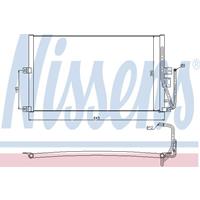 Kondensator, Klimaanlage | NISSENS (94653)