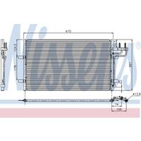 Condensor, airconditioning NISSENS 94663