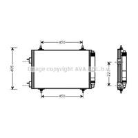 peugeot Condensor, airconditioning