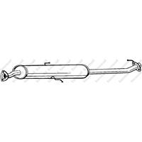 Mittelschalldämpfer BOSAL 285-281
