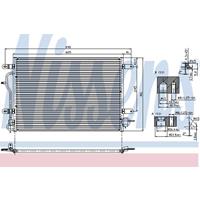Kondensator, Klimaanlage | NISSENS (94583)