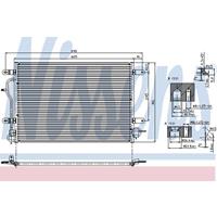 Condensator, Airconditioner NISSENS 94583