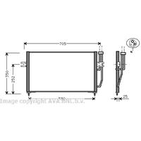 Volvo Condensor, airconditioning
