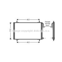 peugeot Condensor, airconditioning