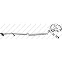 Mittelschalldämpfer Bosal 290-093