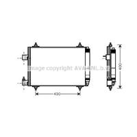 citroen Condensor, airconditioning