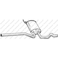 Mittelschalldämpfer Bosal 282-703