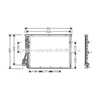 bmw Condensor, airconditioning