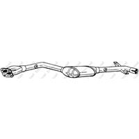 BOSAL Gummistreifen, Abgasanlage 255-837  OPEL,SAAB,VAUXHALL,CALIBRA A 85_,VECTRA A 86_, 87_,MANTA B 58_, 59_,VECTRA A CC 88_, 89_,MANTA B CC 53_, 55_