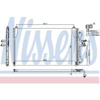 Condensor, airconditioning NISSENS 94731