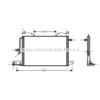 audi Condensor, airconditioning AI5117