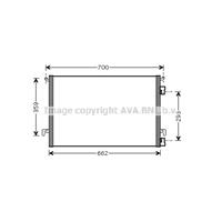 fiat Condensor, airconditioning