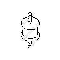 BOSAL Gummistreifen, Abgasanlage 255-038  AUSTIN,MINI