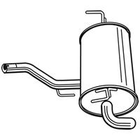 Endschalldämpfer Walker 23793