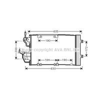 Kondensator, Klimaanlage AVA OL5454D