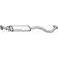 BOSAL Mittelschalldämpfer 281-889 MSD NISSAN,NOTE E11