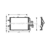 opel Condensor, airconditioning