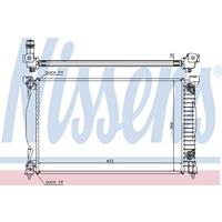 Kühler, Motorkühlung Nissens 60305A