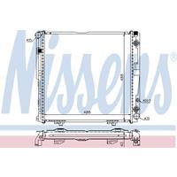 NISSENS Wasserkühler 62763A Kühler,Motorkühler MERCEDES-BENZ,Stufenheck W124,E-CLASS W124,E-CLASS Kombi S124,E-CLASS Cabriolet A124,E-CLASS Coupe C124