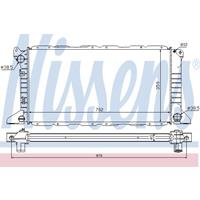 Kühler, Motorkühlung Nissens 62057A