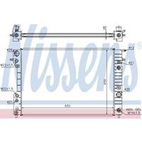 Kühler, Motorkühlung | NISSENS (63073A)