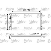 Kühler, Motorkühlung | Valeo (732918)