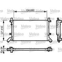 Kühler, Motorkühlung Valeo 732952