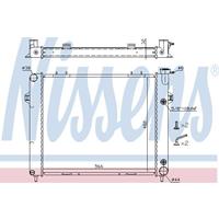 Kühler, Motorkühlung | NISSENS (609901)