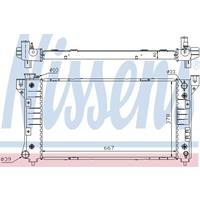 Kühler, Motorkühlung | NISSENS (60999A)