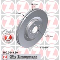 mercedes Remschijf Coat Z 400364920