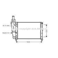 fiat Radiateur