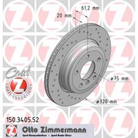 Remschijf SPORT REMSCHIJF COAT Z Zimmermann, Remschijftype: Buiten geventileerd, u.a. für BMW
