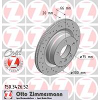 Remschijf SPORT REMSCHIJF COAT Z Zimmermann, Remschijftype: Binnen geventileerd, u.a. für BMW