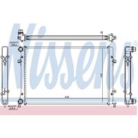 Radiateur NISSENS, u.a. für Audi, VW, Skoda
