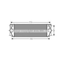 mercedes-benz Intercooler, inlaatluchtkoeler