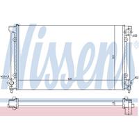 Kühler, Motorkühlung Nissens 651741