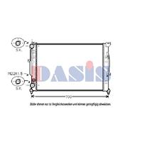 aksdasis Radiateur AKS DASIS, u.a. für Audi, VW, Skoda