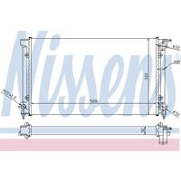 Kühler, Motorkühlung | NISSENS (651511)